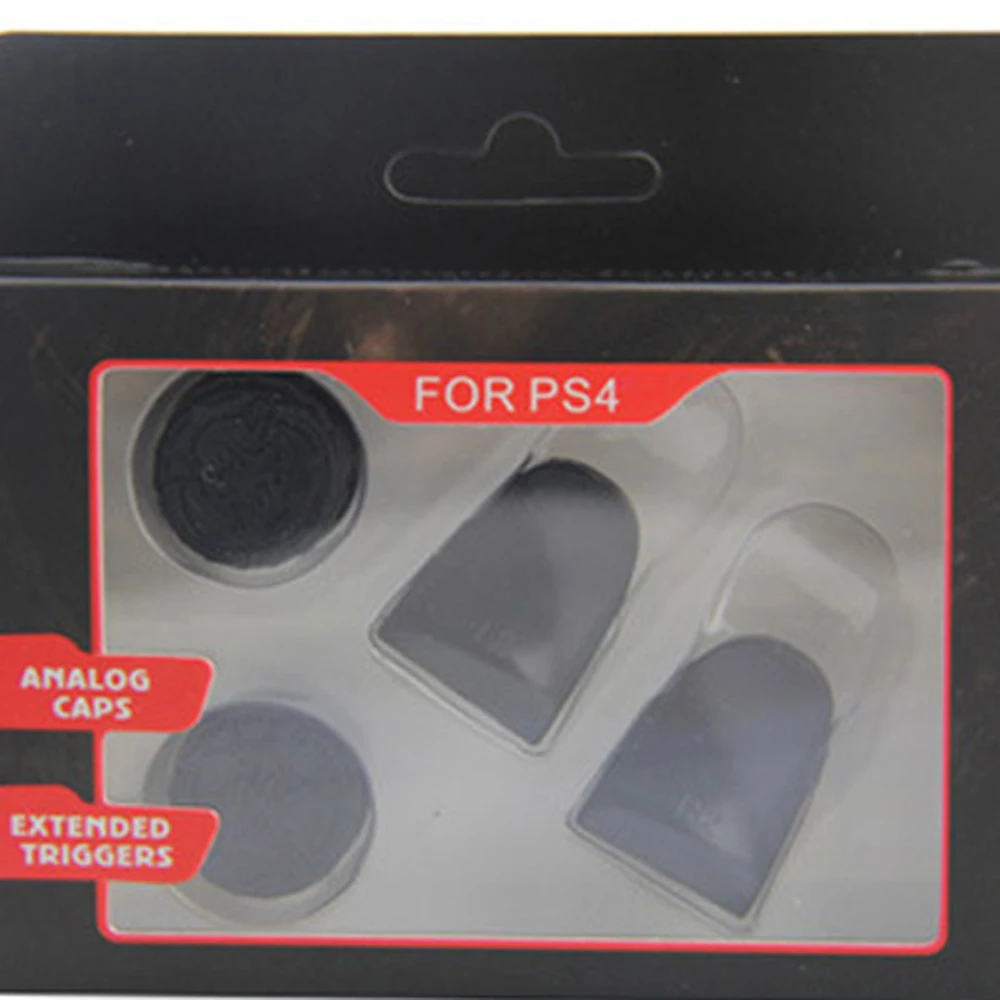 100 набор L2 R2 триггер удлинители кнопки аналоговый джойстик комплект колпачков для PS4 контроллер геймпад аксессуар силиконовый удлинитель кнопок
