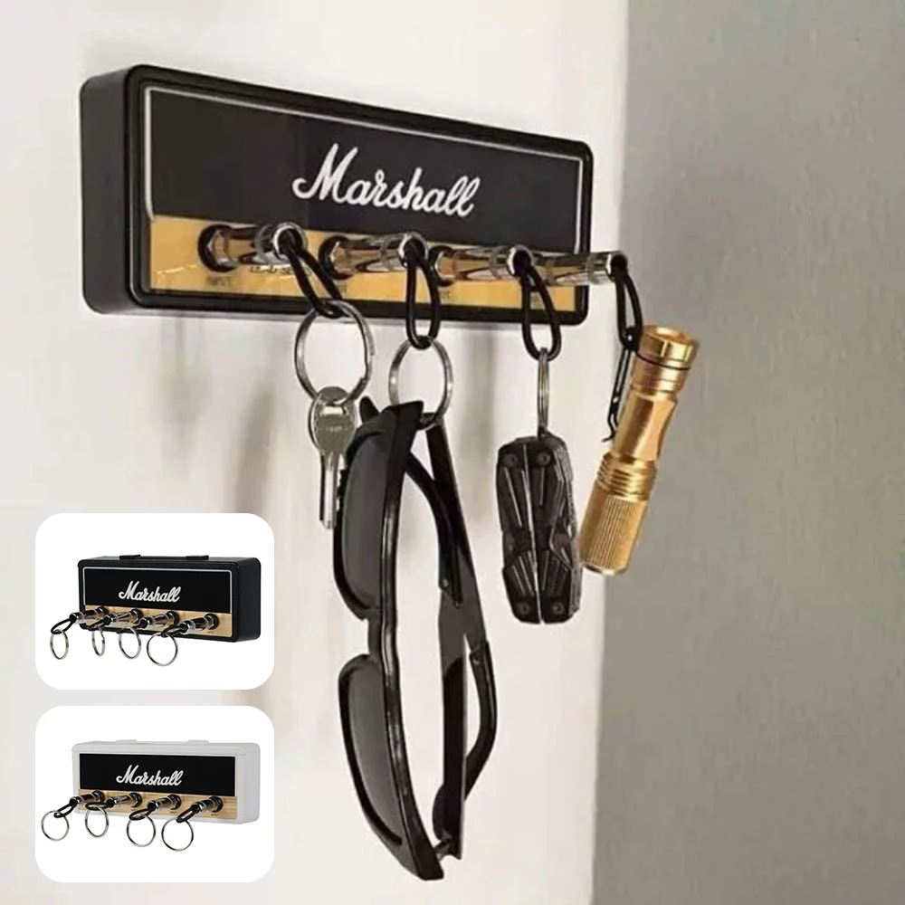 

Vintage Guitar Key Storage Marshall Keychain Holder Jack II Rack 2.0 Electric Key Rack Amp Amplifier Gift Home Accessories