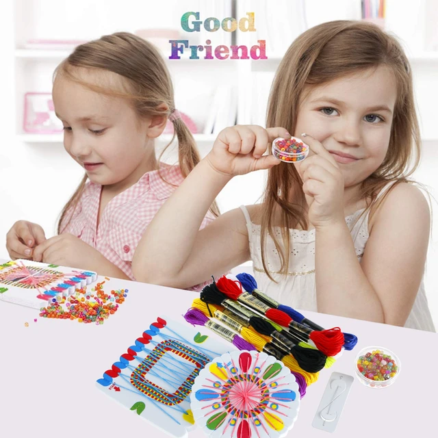 Set di braccialetti per bambini Set di braccialetti per ragazze 2-4  braccialetti che fanno braccialetti intrecciati Kit di creazione  artigianale fai-da-te Set di braccialetti a treccia - AliExpress