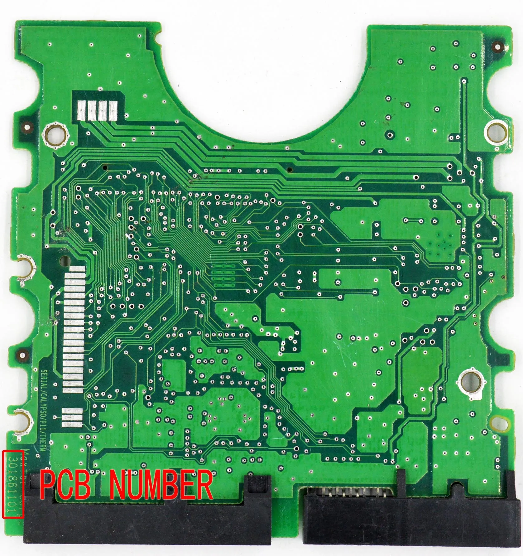 Maxtor Desktop Sata Disco Rígido Placa de Circuito Controlador Principal ic 040119500 040111300 Placa Número: 301861101 - Imagem 2