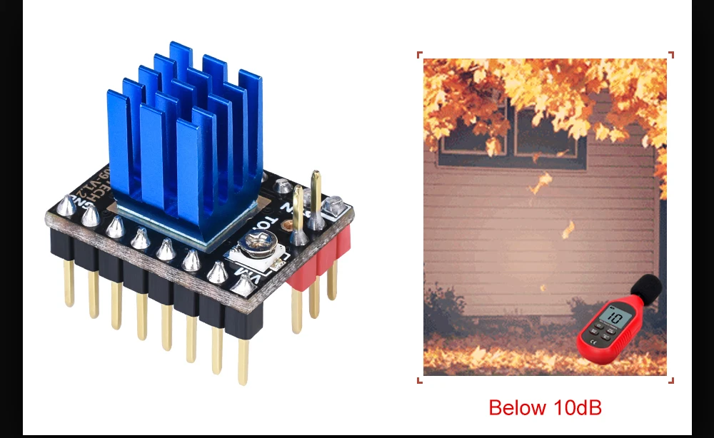 BIGTREETECH TMC2209 V1.2 Драйвер шагового двигателя TMC2208 UART драйвер VS TMC2130 TMC5160 для SKR V1.3 Pro mini E3 части 3D-принтера