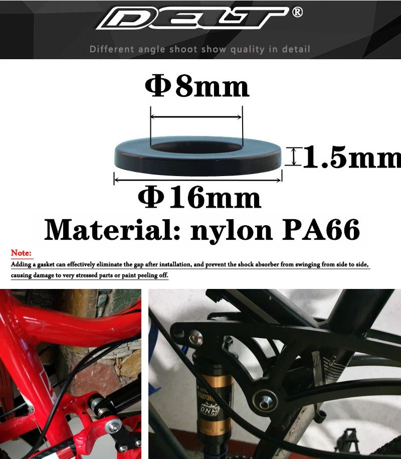 DELT M6 &&Phi;8*17 23 29 33 38 45 50 62 75 86MM Scooters Screw Skates Bolts Cycle Bike Bicycle Shock Absorbers & Nut Part, mountain bike screws,bike suspension shock absorber,bicycle shock absorber