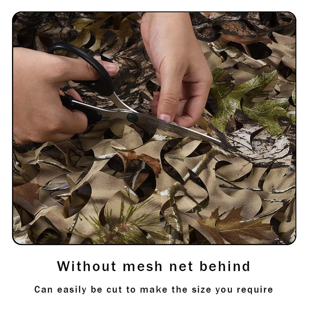 Outdoor Camo Netting Camouflage Net for Camping Military Hunting Shooting Sunscreen Nets Shading Shelter Tactical Ghillie Suit