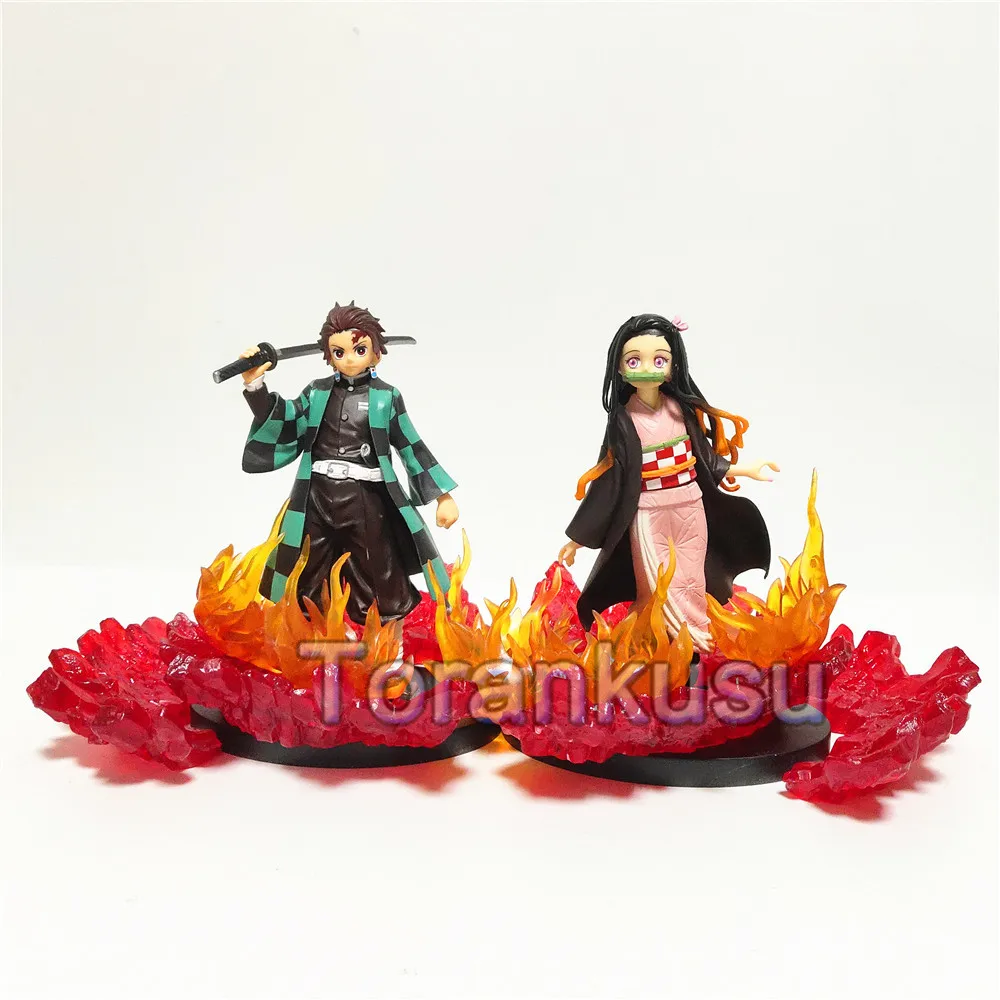 Demon Slayer фигурка игрушки Аниме Фигурка Kimetsu no Yaiba Kamado Tanjirou Kamado Nezuko демоническая Фигурка DIY модель игрушки ПВХ