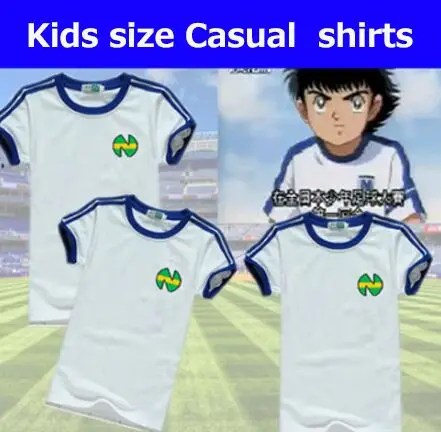 

Kid Youth size camisetas de futbol equipment Shirts oliver atom Captain Tsubasa Jerseys,ATOM football cotton Men's clothes