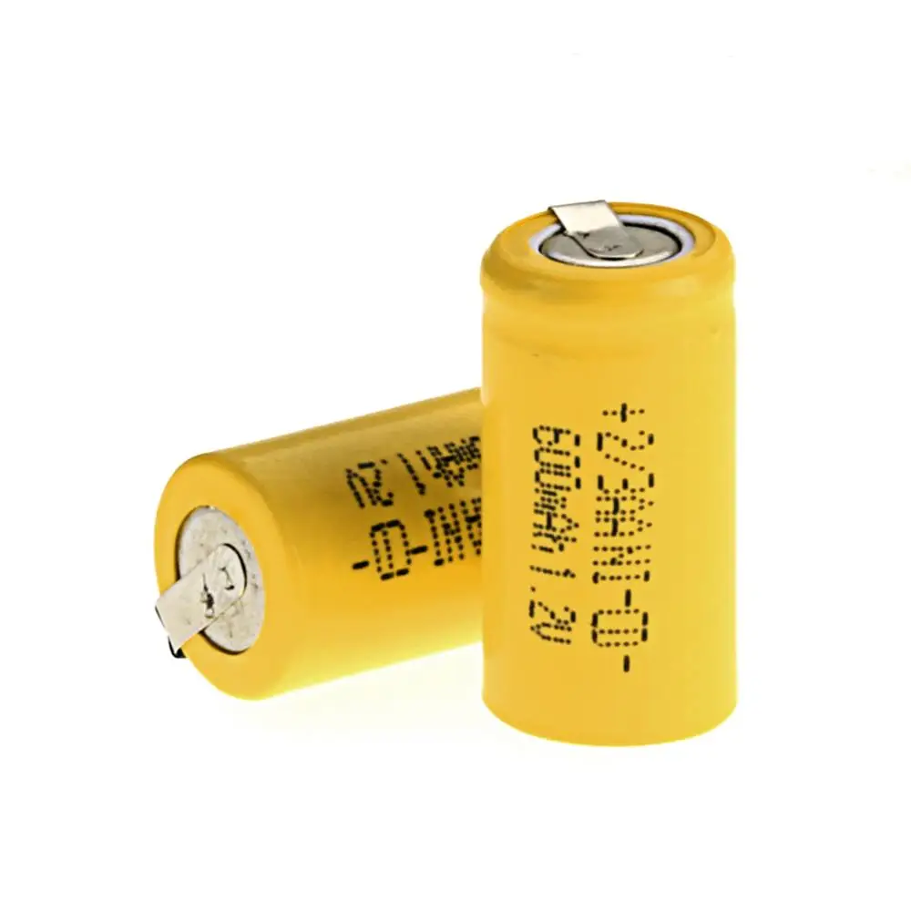 2~ 32 шт 1,2 v ni-cd аккумуляторная батарея 600mAh 2/3 AA 1,2 v батарея ni cd желтый