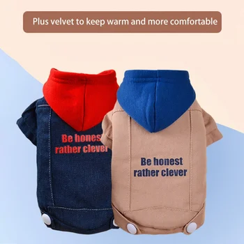 

Winter Overalls For Dogs Pet Dog Coat Clothes Padded Hoodie Jumpsuit Pants Apparel Dogs Coats Jacket Outwear Outfit Costume Dog