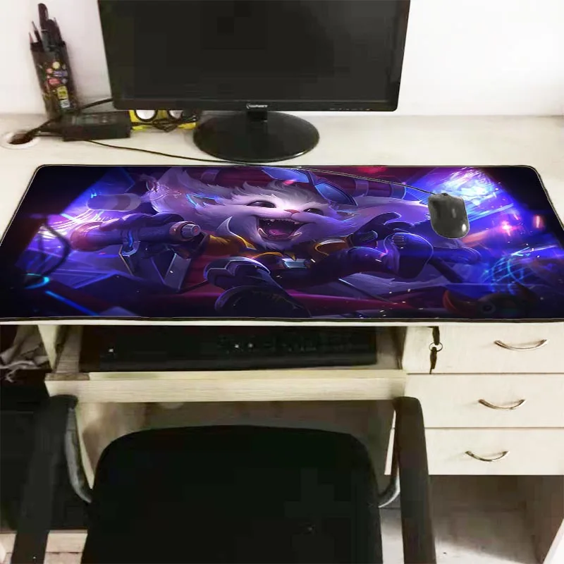 XGZ League of Legends большой Мышь коврик с обработанным краем коврик для мышь Notbook компьютер Мышь Pad 30X60/40X90 см игровой коврик Мышь геймер