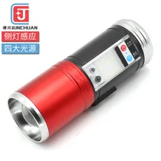 New Style Multi-functional Zoom Night Fishing Lights Manufacturers Direct Selling LED High-Power Blue Light Chargeable USB Fishi