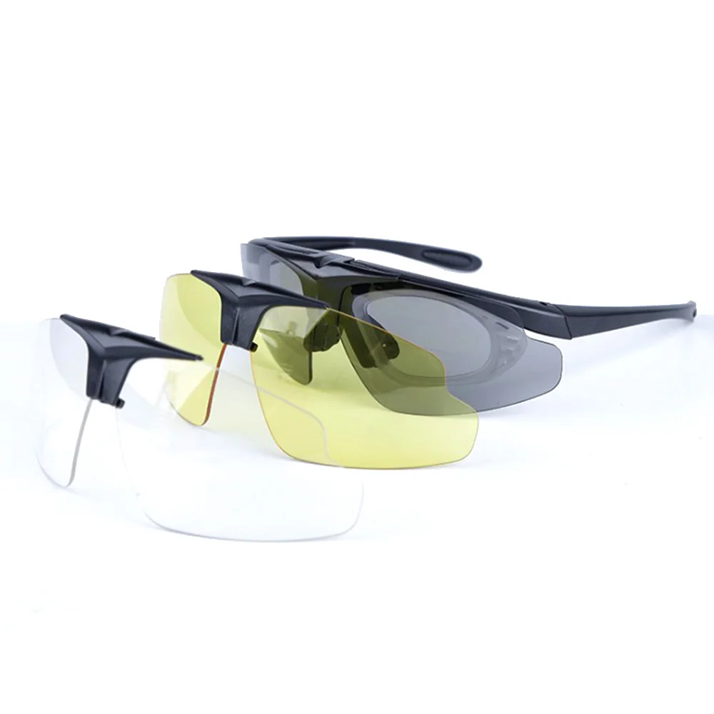 

2 Color Lens Outdoor Sports Hiking Eyewear Camping GlassesTactical Goggles Tactical Hunting Shooting Protective Goggles