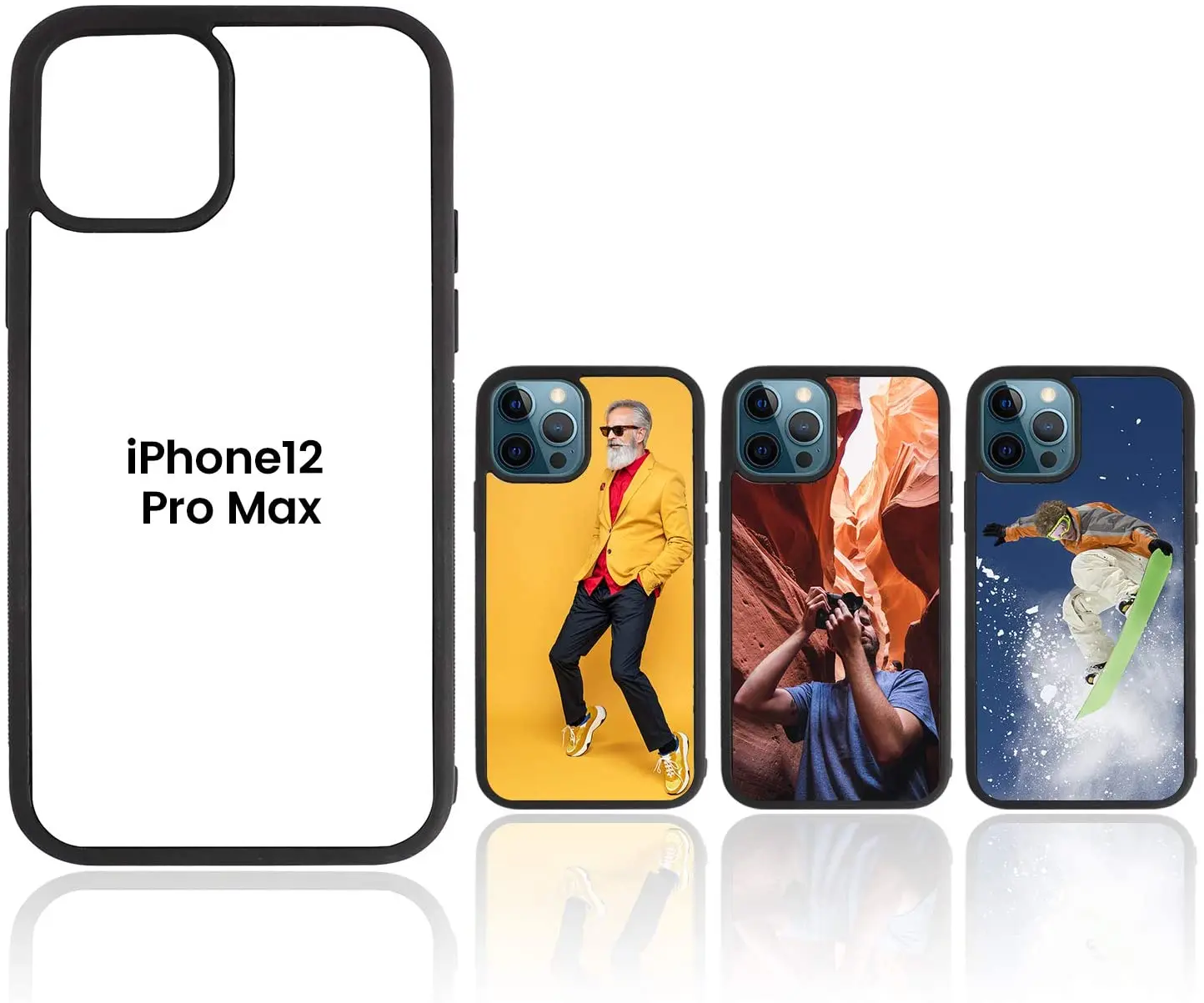 10pcs Sublimation Blank Phone Cover Rubber Tpu Case For Iphone 6s 7 8 11 Xr  12mini Pro Max X Xsmax With Aluminum Inserts - Mobile Phone Cases & Covers  - AliExpress