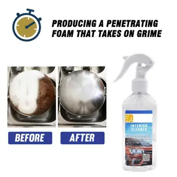 

100ml Multi-functional Car Interior Agent Universal Auto Window Door Chair Cleaning Retreading Agent Foam Cleaner