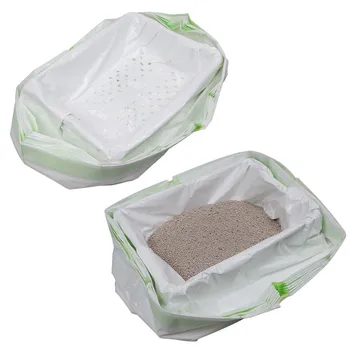 

7Pcs/lot Cat Litter Pan Bags Pet Cat Litter Bag Box Cat Mat Duty Drawstring Kitten Cleaning Supplies for Storage Cat Sand