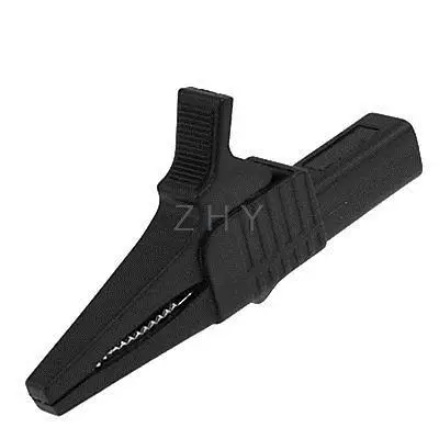 

Electrical Test 1000V 32A Banana Plug Black Insulated Alligator Clip