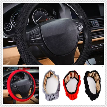 

universal summer Car Steering wheel Cover Anti-Slip net Breathable Auto for Ford Shelby SYNus King GTX1 Freestyle Fairlane