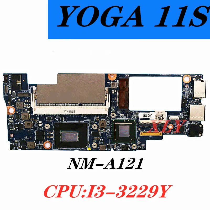 

For Lenovo YOGA 11S Notebook Motherboard VIUU4 NM-A121 CPU I3- 3229Y DDR3 100% Test Work