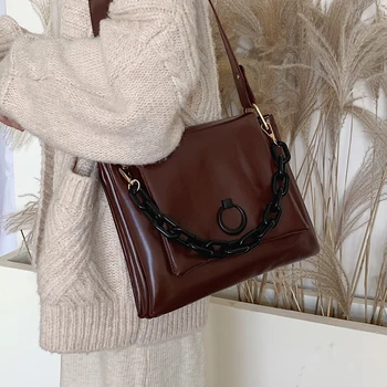 

Vintage Fashion Female Tote Bag 2019 New Quality Soft PU Leather Women's Designer Handbag High capacity Shoulder Messenger Bag