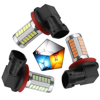 

1 Pcs Super White 6500K 5630 33SMD 33 SMD LED H8 / H11 Fog Driving Light 12V DC Car Light Bulb Truck Red