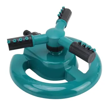 

360 degree automatic rotating lawn watering three-arm sprinkler garden watering sprinkler irrigation tool
