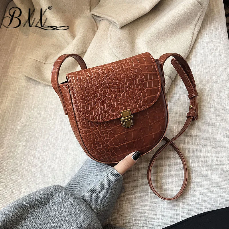 BXX Sac / 2019 Fashion Autumn Winter Luxury Women's Handbags Designer Joker Crocodile Pattern Shoulder Crossbody Bag 19K-a63 |