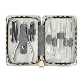 

2020 New 8pcs Stainless Steel Manicure Nail Clippers Pedicure Set Portable Travel Hygiene Kit Nail Cutter Tool Set Dropshipping