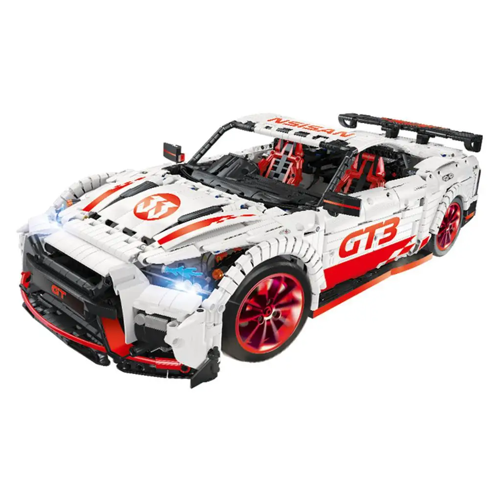 3408 шт./компл. GT-R RC гоночный автомобиль дистанционное управление MOC-25326 модель строительные блоки кирпичи дети девочки мальчики DIY подарки забавная игрушка 23010