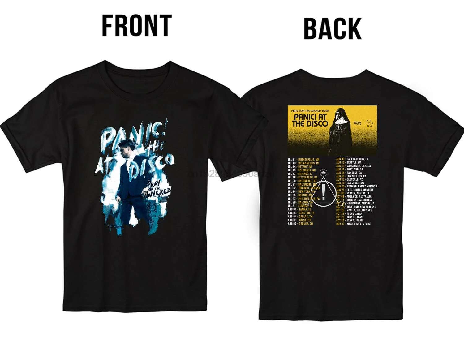 Новый Panic! At the Disco Pray for Wicked World Tour 2018 футболка S до 5XL |
