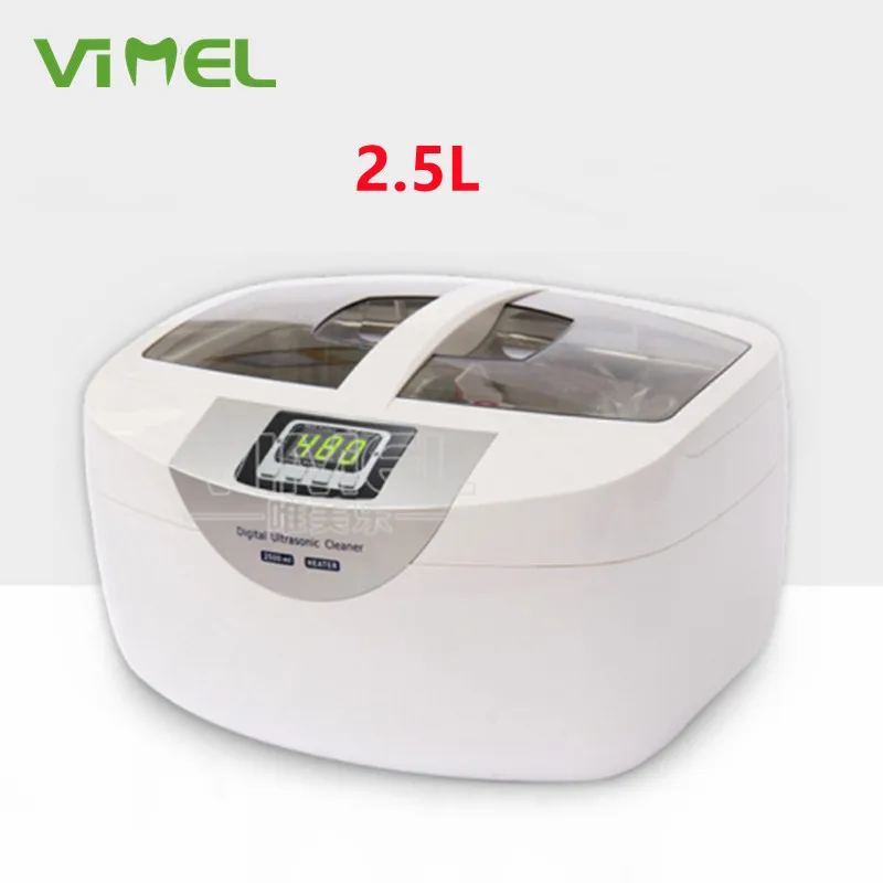 Hot Digital Ultrasonic Cleaner Baskets Jewelry Watches Dental 2.5L 70W 40kHz Heating Ultrasound Vegetable | Красота и здоровье
