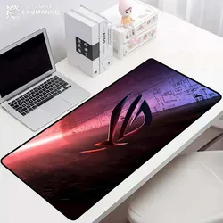 Acessórios para computadores asus rog bonito mouse pad gamer tapete computador mousepad empresa gaming computador portátil mesa tapete mausepad teclado anime quente