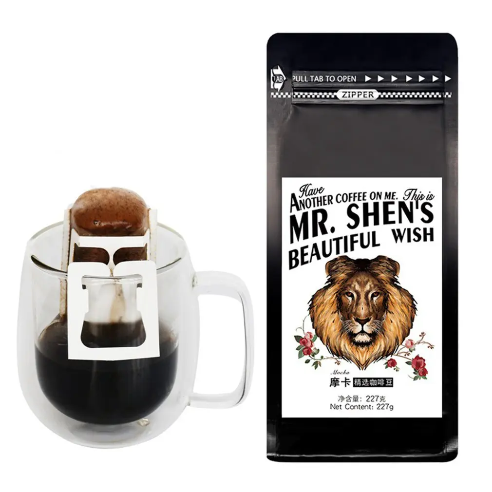 

Mocha Coffee With Hanging Ear Grind Powder Portable Instant Ground Universal Coffee Ponch