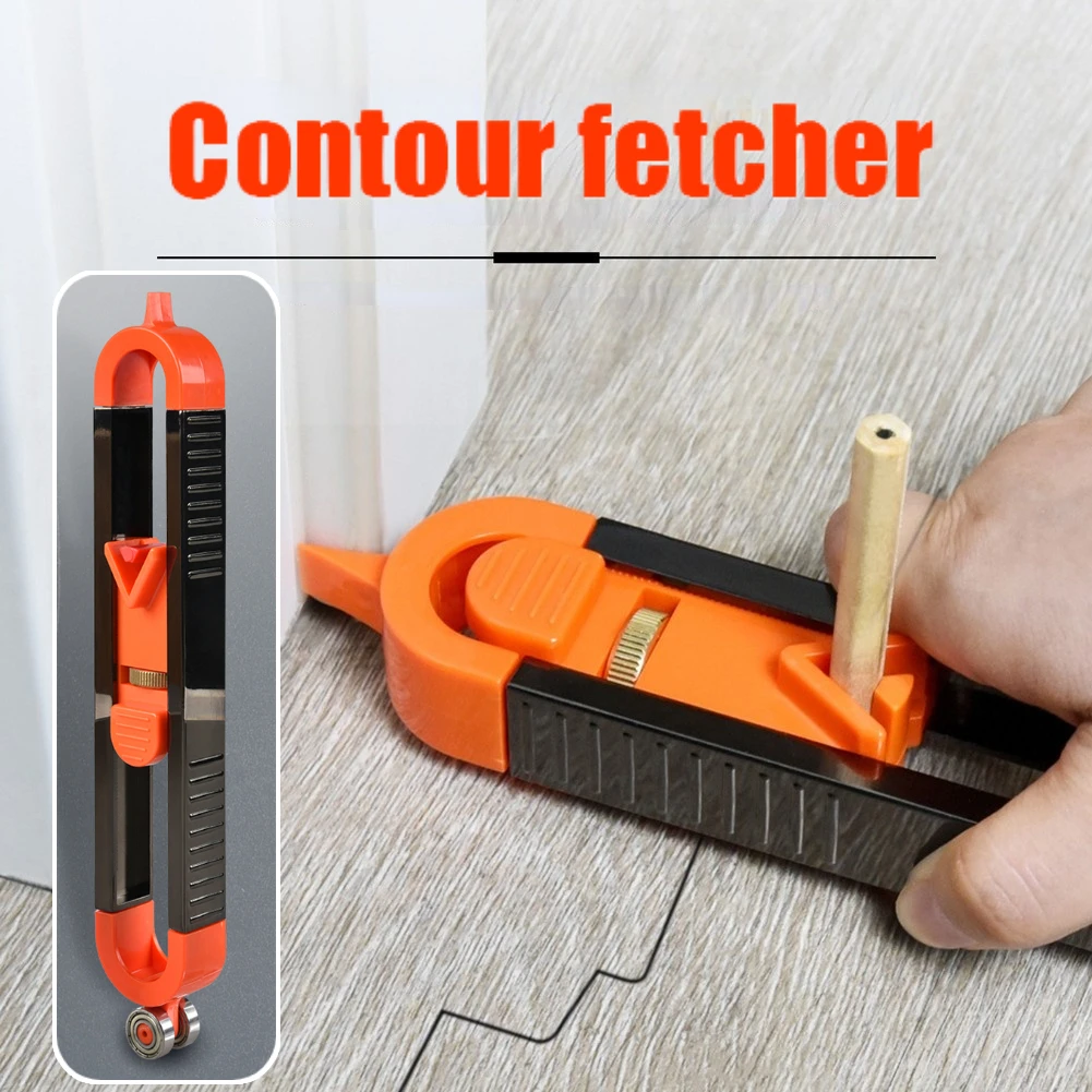 Contour Gauge Profile Tool Scribing Ruler Measuring Woodworking Tool