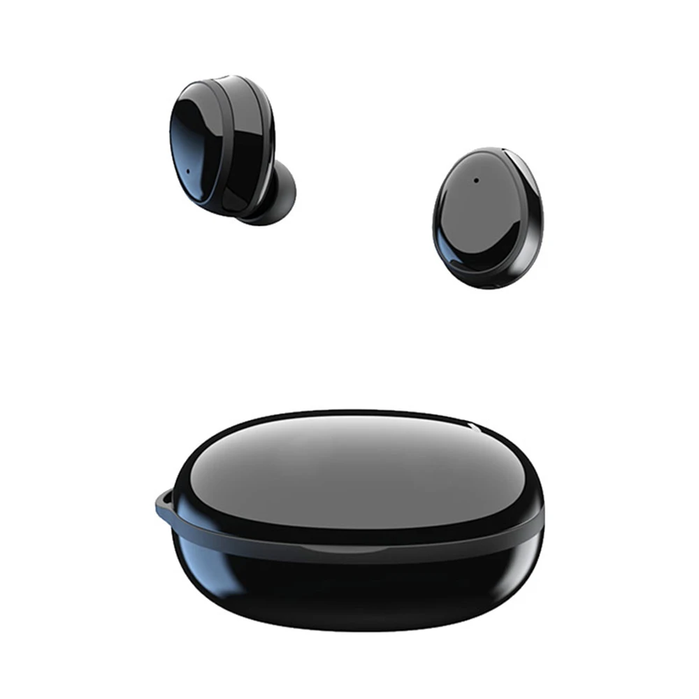 

TWS Bluetooth V5.0 Earphones K1 In-Ear True Wireless Earbuds Mini Tap-Control Stereo Sound Headsets with Noise Cancel Mic