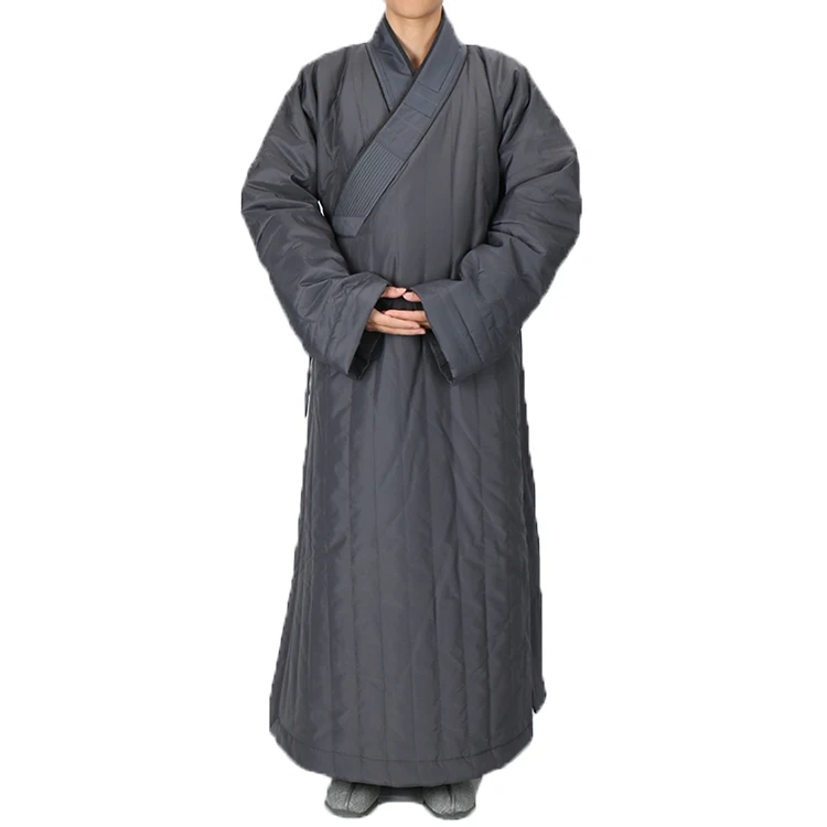 Зимний халат Zen Medition Monk форма для кунгфу водонепроницаемый костюм Shaolin Plus толстый