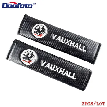 

Doofoto Car Seat Belt Cover For Vauxhall Insignia Accessories Shoulder Protective Pad Automobile Interior Styling Carbon Fiber