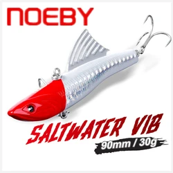 NOEBY – leurre coulant rigide vibrant sans lèvres, appât artificiel de type poisson nageur idéal pour la pêche au bar, Crankbait, 9cm, 30g 