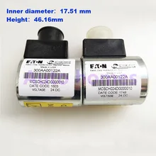 VIKERS соленоидная катушка клапана 300AA00122A DC 24V внутренний диаметр 17,51 мм, высота 46,16 мм