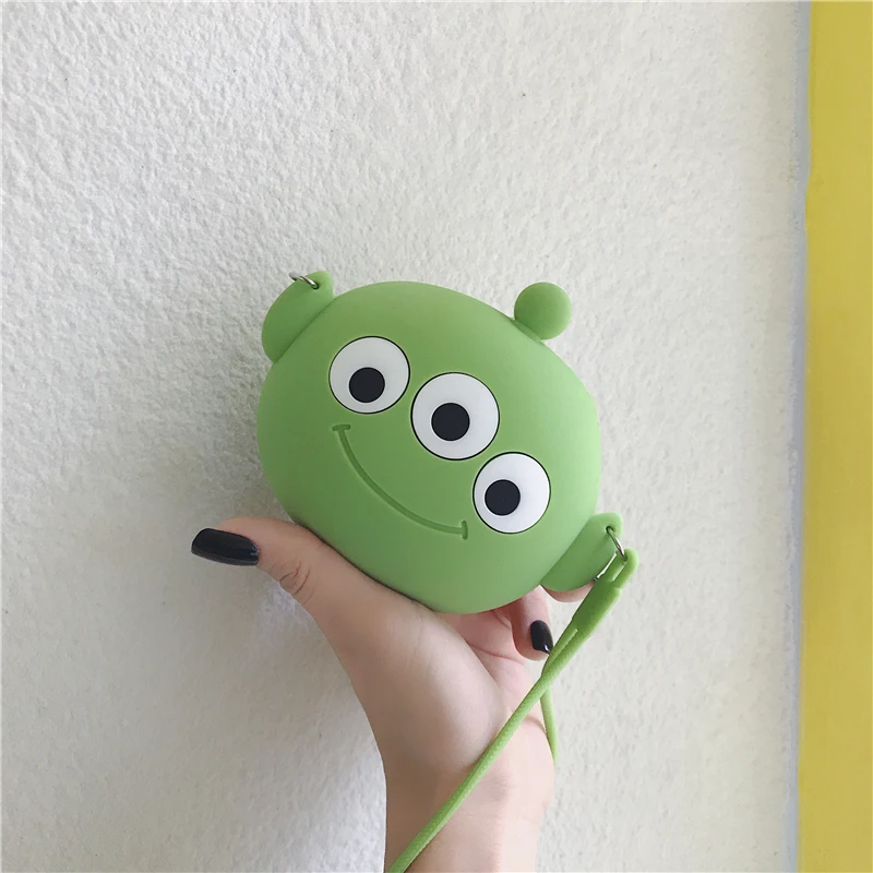 Аниме мультфильм кошельки Маленький модный бренд Силиконовый кошелек Дамская