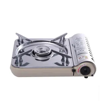 

Outdoor Portable Cassette Gas Stove Home Stainless Steel Gas Stove Windproof Wild Gas For Outdoor Camping Hiking Travel