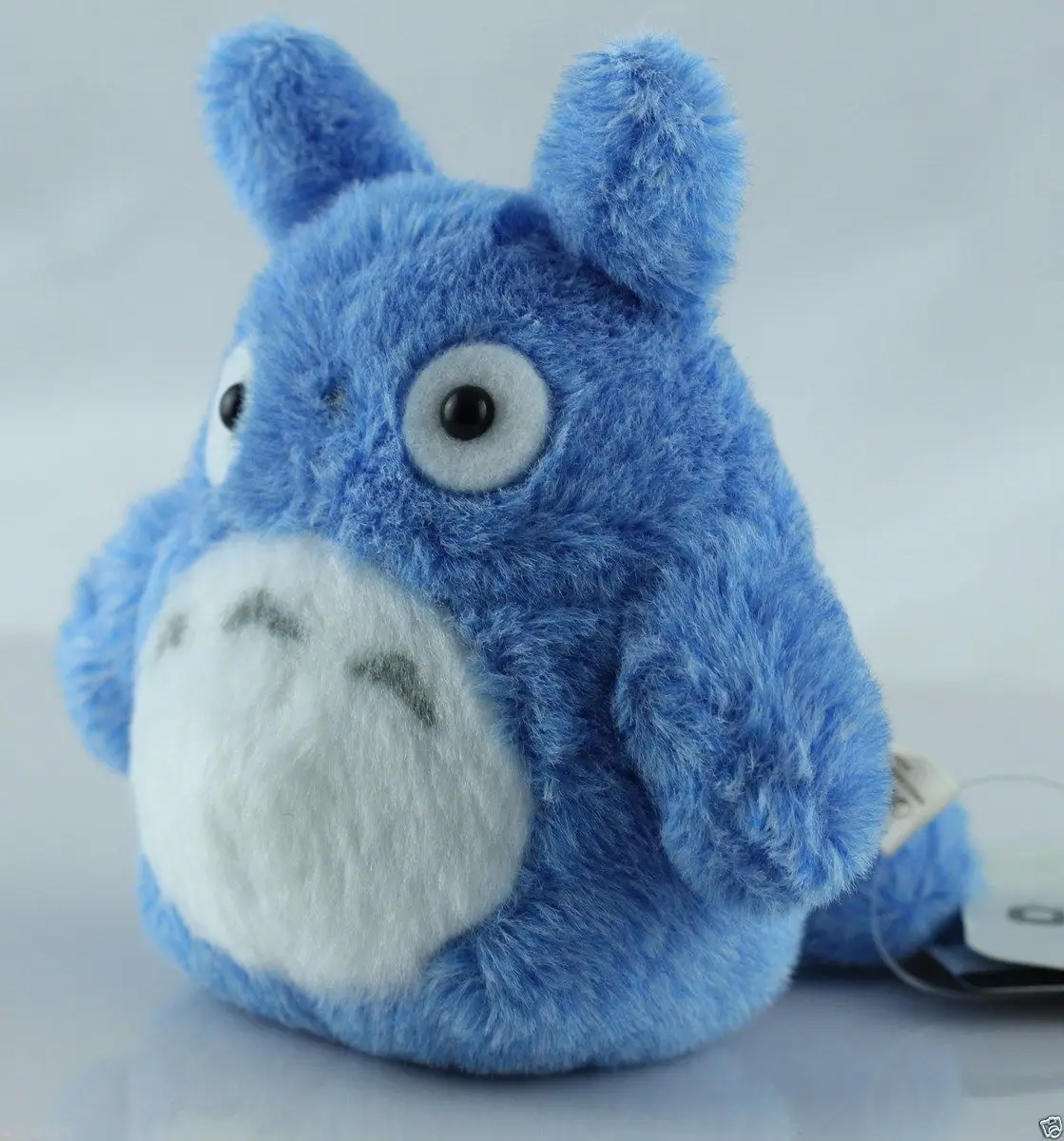 

13cm My Neighbor Totoro Cat Blue New Plush Doll Toy
