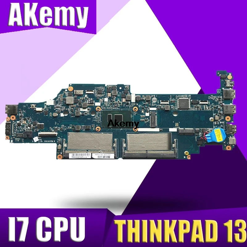 

DA0PS9MB8E0 Laptop motherboard for Lenovo ThinkPad 13 S2 Laptop Motherboard I7-6500U CPU original tested
