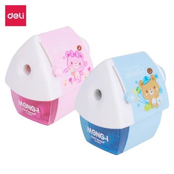 

DELI E0644 Pencil Sharpener Korean style mechanical accessories Non Slip Kids Gift Hand Crank Desktop Tool Stationery Small Cute