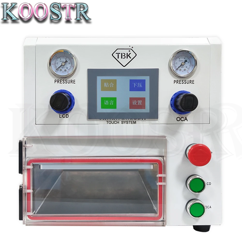 

2019 New arrive 3 IN 1 TBK-108P OCA Lamination Machine Vacuum Laminating Machine for curved screen and straight screen and Pad