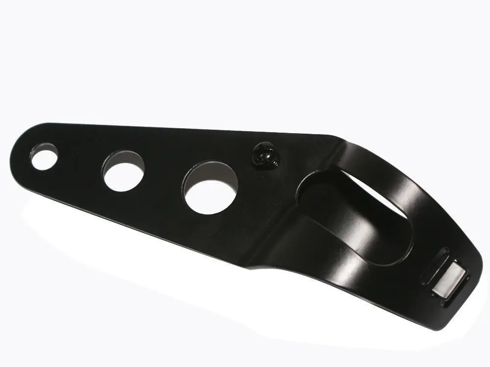 Adjustable 35~43mm Black Motorcycle Headlight Mounting Brackets Fork Clamps