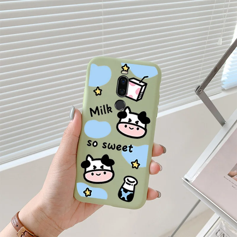 Cute Animal Pattern Phone Cover For Meizu X8 Case Cartoon Soft Silicone Painted Shell Shockproof Protection Bags 