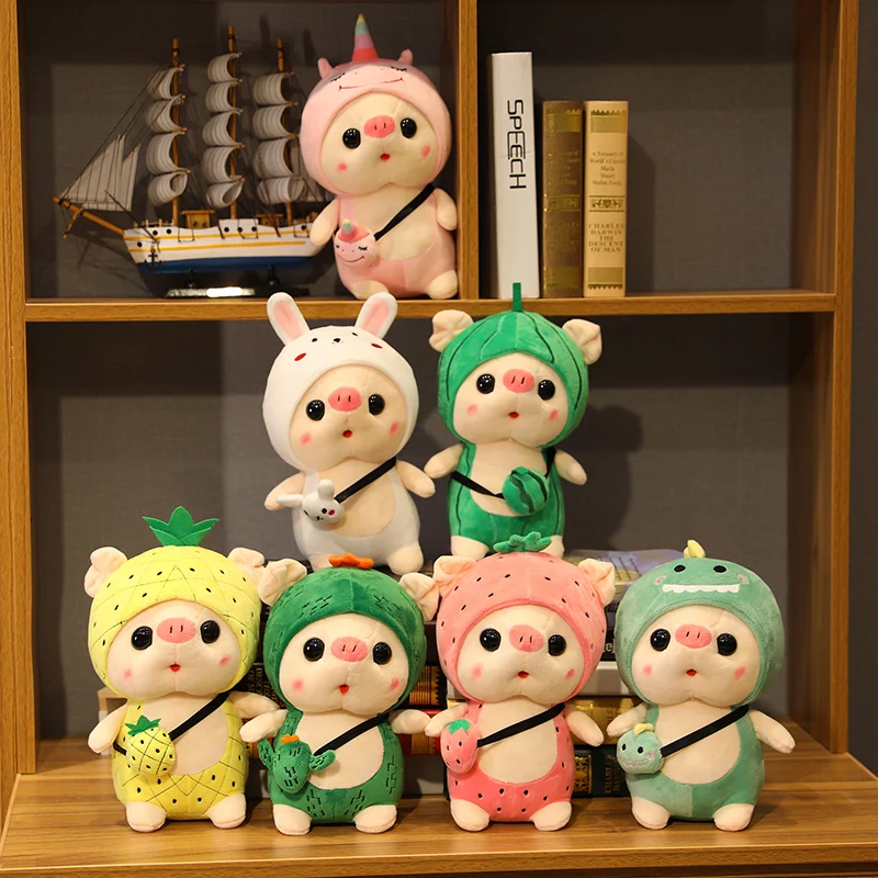 25/35 см трансформер Pig игрушка чучело маленькой Свинкой и милые носки с рисунками