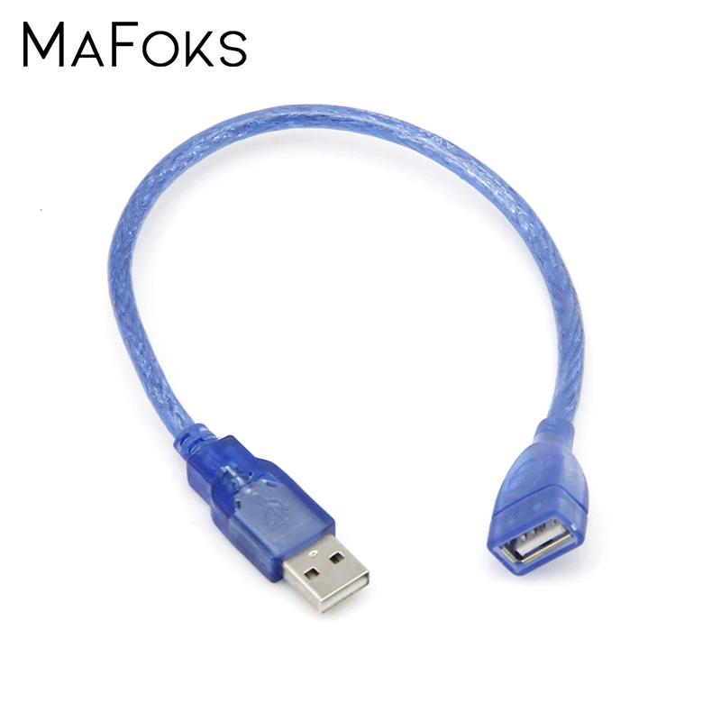 

USB 2.0 A Male to A Female for Extension Cable Connections for Devices External Hard Drives Modems Printers Laptop PC