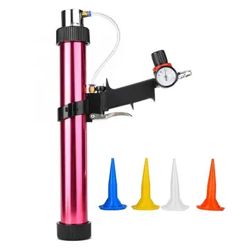 

Hot Glue Gun 15in Pneumatic Glue Gun Aluminium Alloy Glass Sealant Caulk Air Handle Tool Pistola De Silicona Caliente