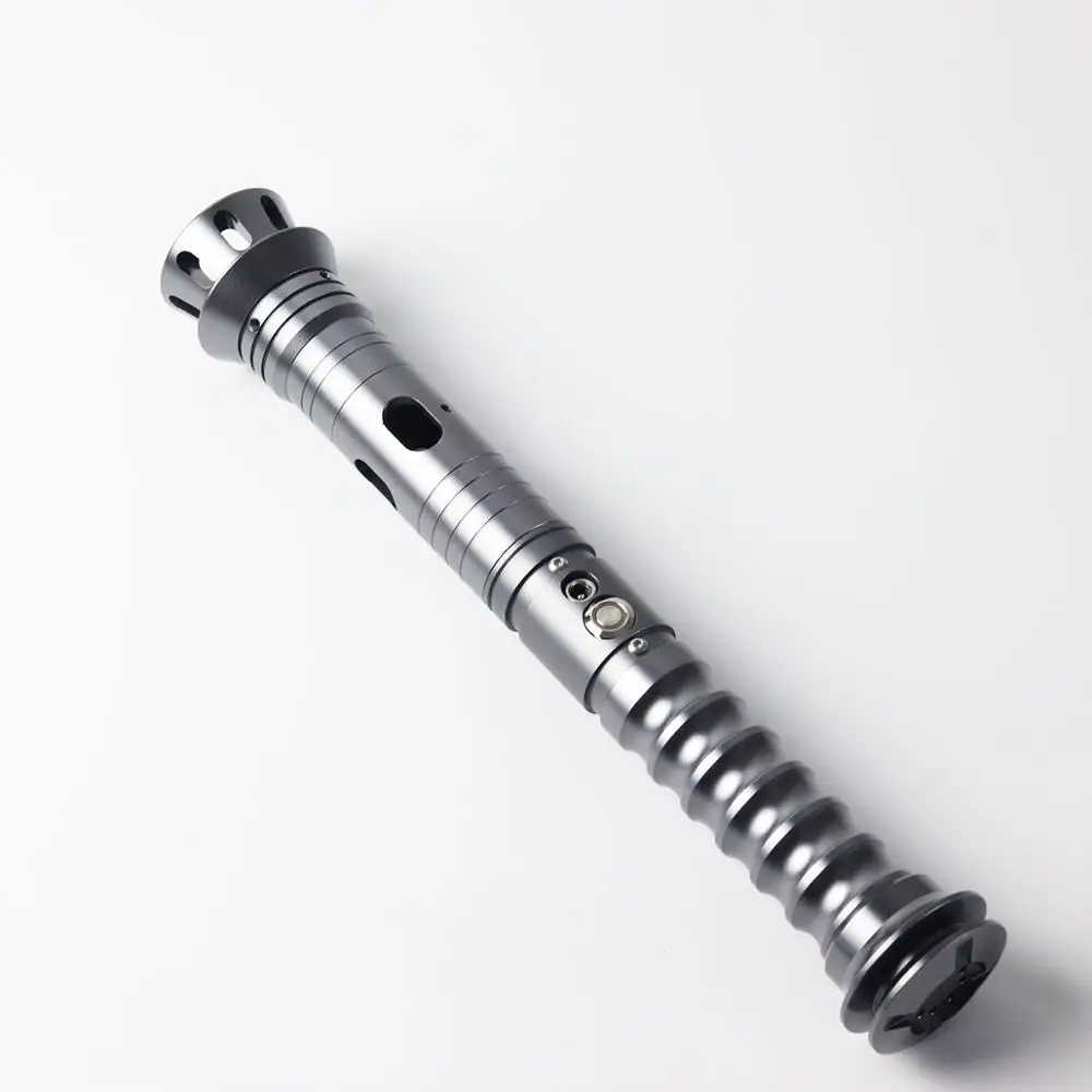 

TXQSABER metal hilt heavy dueling blade 12 Color Changing lightsaber with high light sensitive smooth swing Lock Up