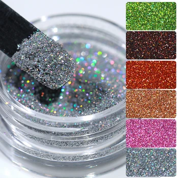

1Pc Holographics Nail Powder Glitter Sliver Series Nail Sequins Pigments Nail Art Flakes Decoration DIY Polish Tools