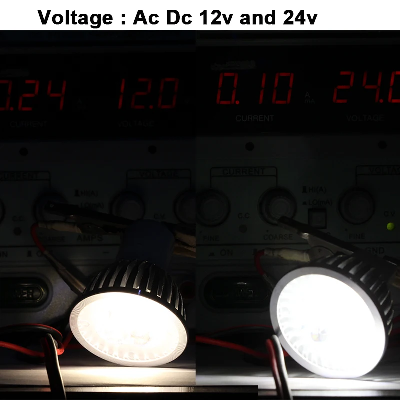Bombills 24v 12v Spot Light 3W MR16 E27 GU10 Led Bulb 110v 220v 12 24 V Volt Spotlights Ceiling Downlight Energy Saving Lamp